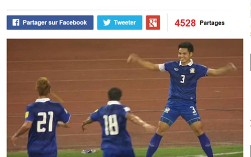 Báo Pháp ca ngợi Thái Lan đá tiki-taka trước Việt Nam
