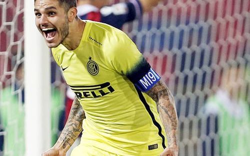 Bologna 0-1 Inter Milan: Melo bị đuổi, Icardi ghi bàn, Inter lên đầu bảng