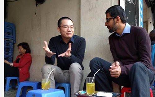 Chủ quán trà chanh Nhà Thờ ngỡ ngàng vì CEO Google đến 'chém gió'