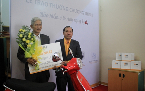 BSH trao thưởng chương trình 'Bảo hiểm ô tô, RINH ngay LX' tại miền Trung