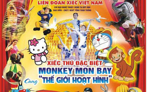 'Khỉ Mon bay cùng thế giới hoạt hình’ chào năm mới