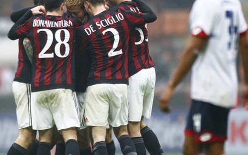Milan 2-1 Genoa: Bacca tỏa sáng, Milan nuôi hy vọng dự Champions League