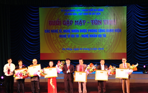 Đà Nẵng gặp mặt, tôn vinh các Nghệ nhân ưu tú, Nghệ sĩ ưu tú