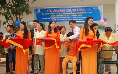 Đà Nẵng khánh thành Nhà nuôi trẻ bại liệt là nạn nhân chất độc da cam