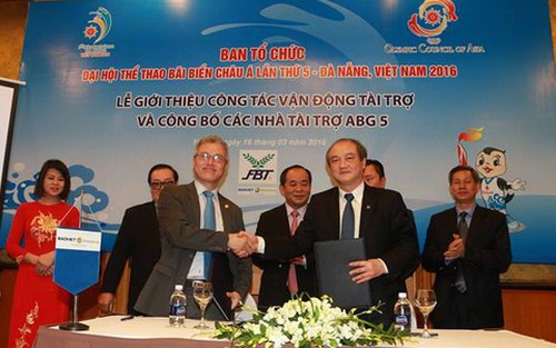 Đại hội Thể thao bãi biển châu Á có nhà tài trợ