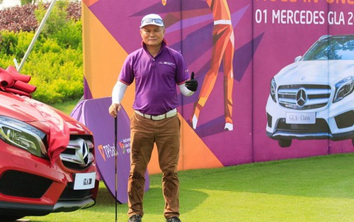 Golf thủ thắng xe hơi 1,5 tỷ chỉ với một cú đánh