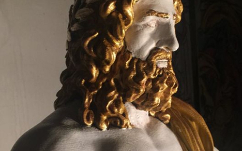 Tái dựng bức tượng thần Zeus cổ bằng ngà voi và vàng nhờ công nghệ 3D