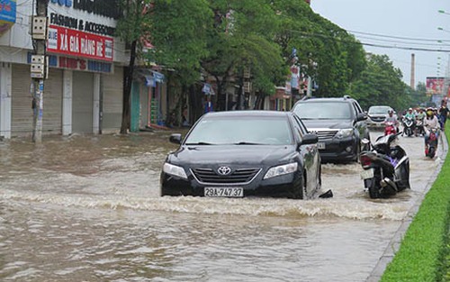 Hải Dương nhiều phố biến thành sông
