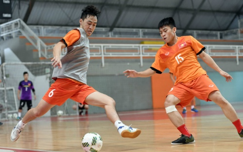 Tuyển futsal Việt Nam rèn miếng đánh không thủ môn