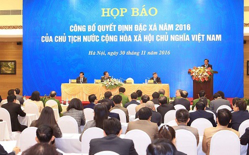 14 người mang quốc tịch nước ngoài được Chủ tịch nước đặc xá