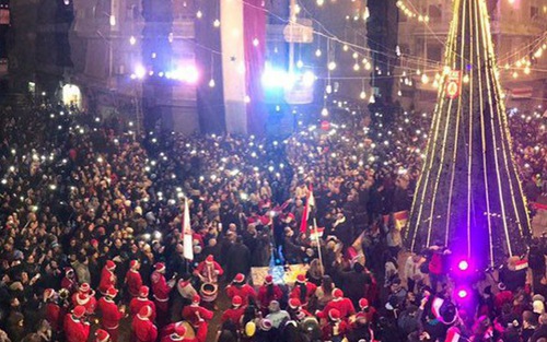 Nổ lớn, phá vỡ lễ Giáng sinh ở thành phố mới giải phóng Aleppo