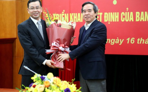 Ban Kinh tế Trung ương có tân Phó Trưởng ban