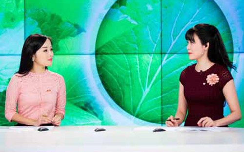 Minh Hương 'Vàng anh' sánh đôi Hoa hậu Thu Thuỷ làm MC bản tin an ninh