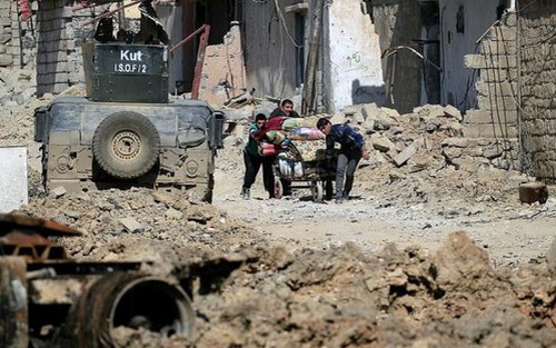 IS chết như ngả rạ trên đường phố Mosul