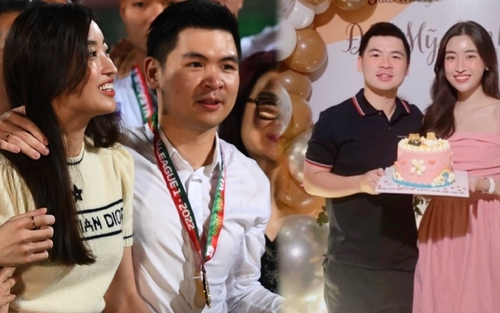 Khung ảnh của Đỗ Mỹ Linh và ông xã thời hẹn hò được fan đào lại