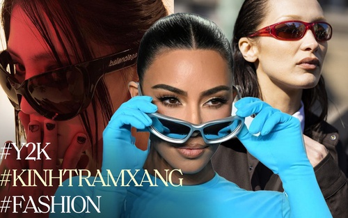 'Kính trạm xăng' - item đậm chất Y2K mà sao hạng A tới giới siêu mẫu đều lăng xê dạo này