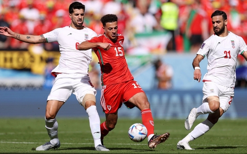 Kết quả bóng đá xứ Wales 0-2 Iran: Thủ môn nhận thẻ đỏ, xứ Wales gục ngã phút bù giờ