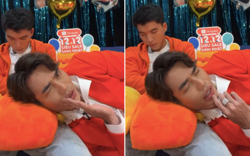 Lê Dương Bảo Lâm - HIEUTHUHAI tái ngộ trên sóng livestream: Ngủ “2 mình" mà cũng thu hút hàng ngàn lượt xem