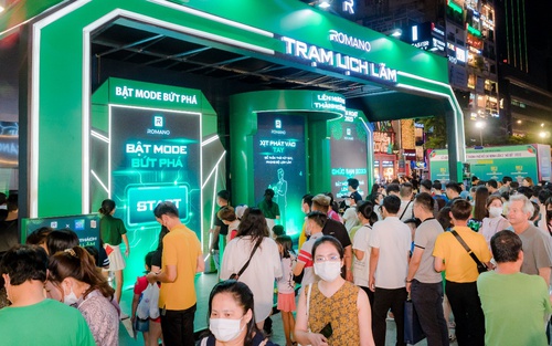 Phủ sóng tại Hozo 2022, Romano mang tới thông điệp: “Bật mode bứt phá, lên hương đón thành công!”