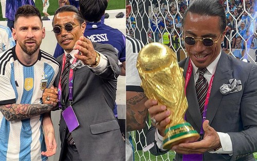 "Thánh rắc muối" SaltBae bị cộng đồng mạng phản đối vì “ăn hôi” cúp vàng World Cup