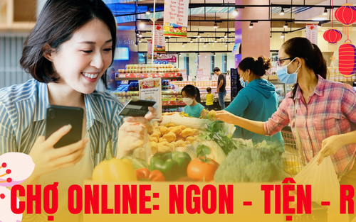 Tết trọn an vui: Đi chợ kiểu mới, nằm nhà cũng có thể đi chợ, 'chốt đơn' là có người mang đến tận cửa, thậm chí còn rẻ hơn ngoài hàng