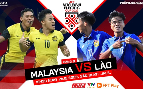 Nhận định bóng đá Malaysia đấu với Lào (19h30, 24/12)