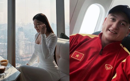 Yến Xuân sang Singapore cổ vũ Văn Lâm thi đấu