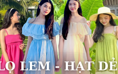 Tủ đồ xinh như mộng của 2 ái nữ nhà Quyền Linh: Cô chị là "chúa bánh bèo", cô em sành điệu tươi mới  