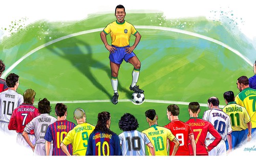 15 khoảnh khắc thiên tài của Pele được Messi, Ronaldo... 'sao y bản chính'