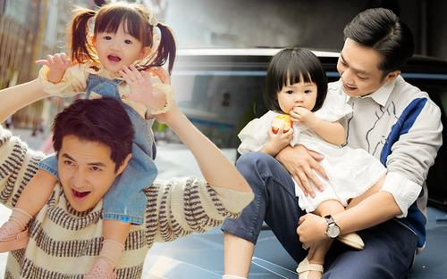 Những ông bố nổi tiếng chăm con khéo nhất showbiz, cân tất từ thay bỉm, đi chơi đến dạy học