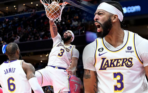Anthony Davis tái lập 6 thành tích không tưởng tại Los Angeles Lakers và NBA