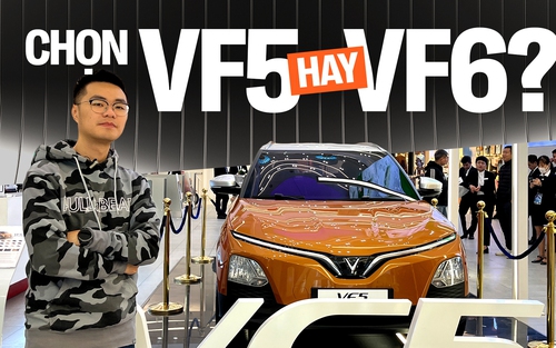 Trải nghiệm nhanh mô hình VinFast VF 5 Plus tại đại lý: Nhiều chi tiết sẽ thay đổi ở bản thương mại