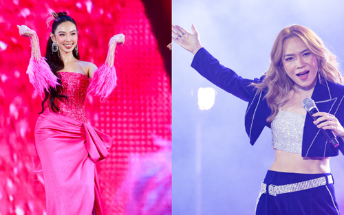Mỹ Tâm gây choáng ngợp với thần thái "Nữ hoàng", Thùy Tiên biến sân khấu countdown thành sàn catwalk cực hot