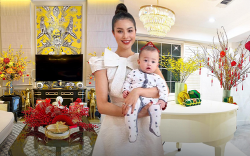 Sao Việt chưng cây Tết: Phạm Hương ở tận Mỹ vẫn sắm đủ mai đào, nhà Lệ Quyên chiếm 'spotlight' với bình bông khổng lồ gần 2 mét