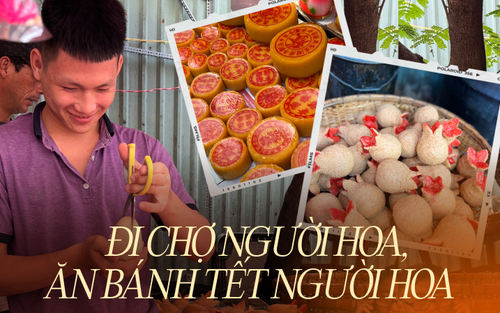 Vòng quanh chợ Phùng Hưng, tròn mắt với vô vàn món bánh truyền thống của người Hoa dịp Tết Nguyên đán