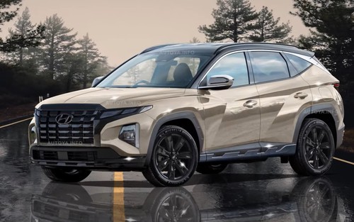 Hyundai Tucson 2024 lần đầu lộ diện: Ra mắt trong năm nay, tăng sức đấu Kia Sportage và Mazda CX-5
