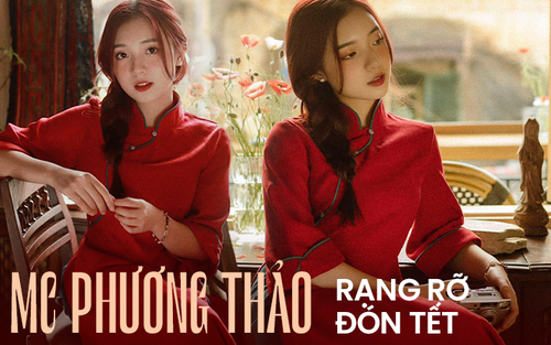 Nữ MC hot nhất Liên Quân Mobile diện áo dài rạng rỡ đón Tết