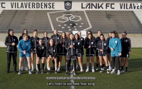 Lank FC cùng Huỳnh Như gửi lời chúc Tết người hâm mộ Việt Nam