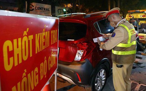 729 trường hợp vi phạm nồng độ cồn bị phát hiện, xử lý trong ngày mùng 1 Tết