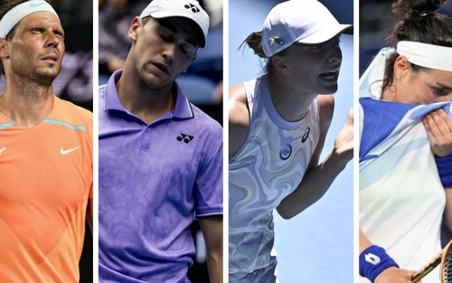 Cột mốc buồn lần đầu xảy ra ở Australian Open