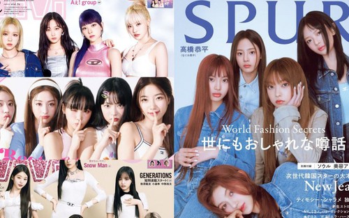 4 nhóm nữ tân binh hàng đầu K-pop so kè trên bìa tạp chí Nhật Bản