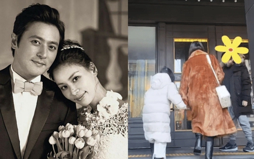 Vợ chồng tài tử Jang Dong Gun và Go So Young hạnh phúc sau scandal "săn gái", vóc dáng quý tử 12 tuổi gây chú ý