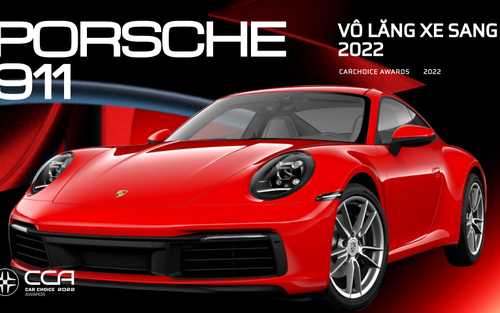 Porsche 911 thắng cách biệt giải ‘Vô lăng xe sang 2022’