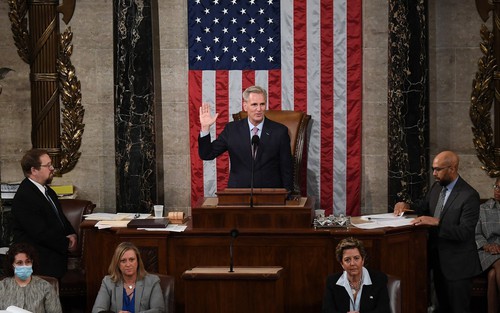 Bầu Chủ tịch Hạ viện Mỹ: Ông Kevin McCarthy đắc cử sau 15 vòng bỏ phiếu kịch tính