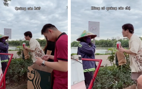 Mang đồ ăn đi tặng người khó khăn, chàng TikToker 'dở khóc dở cười' khi bị hiểu lầm là quay quảng cáo