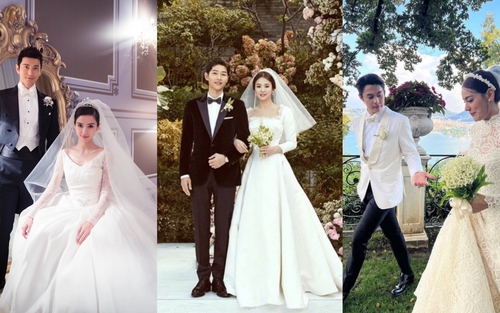 Mỹ nhân châu Á cùng diện váy cưới Dior: Song Hye Kyo và Angelababy đứt gánh, Kimmy Kimberley thì sao?
