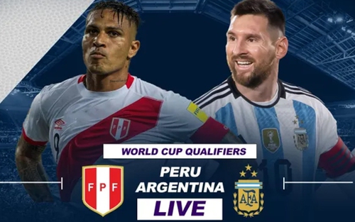 Link xem trực tiếp bóng đá Peru vs Argentina: Messi lập cú đúp (9h00 hôm nay)