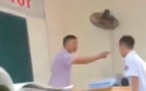 Hà Nội: Xác minh clip thầy giáo ứng xử không chuẩn mực