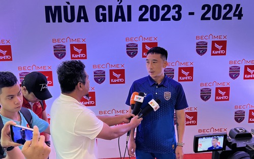 Tiến Linh kỳ vọng vào Hải Huy, đặt mục tiêu giúp B.Bình Dương vào TOP 3 V-League