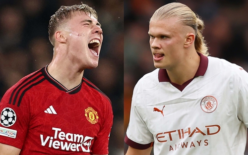 MU vs Man City: Hojlund sẽ học Haaland, để thắng Haaland